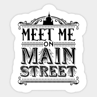 Meet Me On Main Street (WDW) Sticker